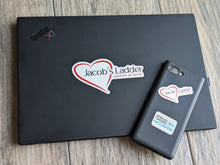 Load image into Gallery viewer, Die-cut JACOB'S LADDER Sticker 2 sizes