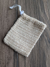 Load image into Gallery viewer, Sisal Soap Pouch Bag OR Back Scrubber Exfoliating