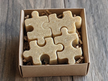 Load image into Gallery viewer, Autism Puzzle Piece Soap  Sulfate Paraben Free Set of 4 Multicolor Variety of Scents