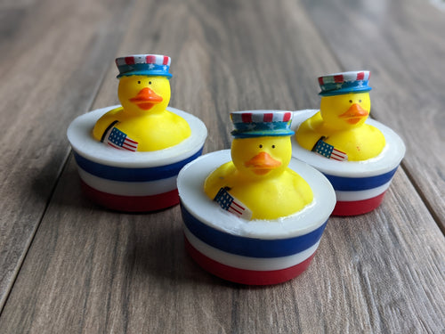 Patriotic FLAG DUCK Soap July 4th