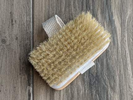 Bath Body Brush Handheld Natural Boar Bristle