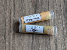 Load image into Gallery viewer, FALL AUTUMN Seasonal Lip Balm COFFEE &amp; ORANGE VANILLA