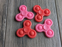 Load image into Gallery viewer, VALENTINE'S DAY Fingertip Fidget Spinners w/ Bubble Poppers