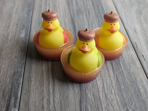 ACORN Rubber Duck Kids Soap AUTUMN FALL THANKSGIVING