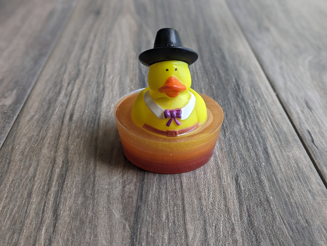 THANKSGIVING Rubber Duck Soap AUTUMN FALL