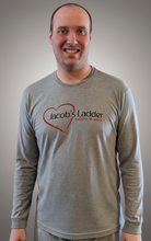 Load image into Gallery viewer, T-shirt LONG SLEEVE JACOB&#39;S LADDER AUTISM AT WORK Gray SALE!
