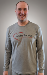 T-shirt LONG SLEEVE JACOB'S LADDER AUTISM AT WORK Gray SALE!