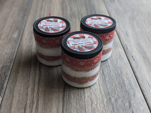 CANDY CANE Bath Salts CHRISTMAS Peppermint Vanilla