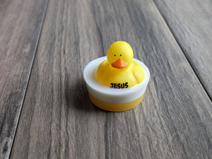 VALENTINE'S Rubber Duck Kids Soap JESUS LOVES YOU