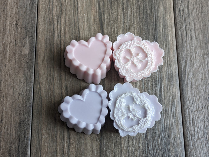 Loofah Soap HEART Shape VALENTINE'S Two Scent Options