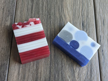 Load image into Gallery viewer, WINTER Soap Candy Cane Circles CHRISTMAS