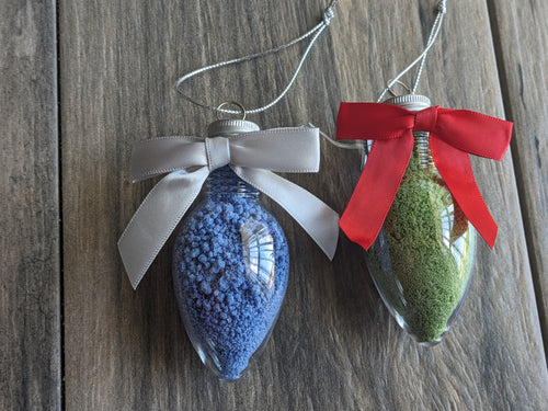 CHRISTMAS LIGHT BULB Bath Fizz Powder TWO SCENTS