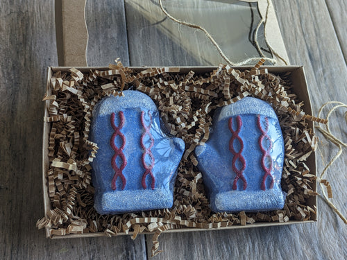 MITTENS Bath Bomb CHRISTMAS Gift Box
