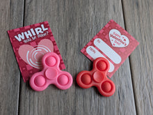 Load image into Gallery viewer, VALENTINE'S DAY Fingertip Fidget Spinners w/ Bubble Poppers