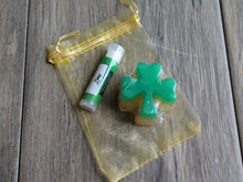 Load image into Gallery viewer, ST PATRICK'S DAY Soap Lip Balm Combo SHAMROCK CLOVER