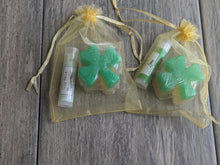 Load image into Gallery viewer, ST PATRICK'S DAY Soap Lip Balm Combo SHAMROCK CLOVER
