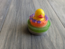 Load image into Gallery viewer, FLOWERS Ducks Rubber Duck Soap Kids SPRING