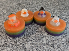 Load image into Gallery viewer, Mini Rubber Duck Soap HALLOWEEN FALL Pumpkins Witches Ghosts Cats