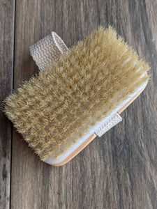 Bath Body Brush Handheld Natural Boar Bristle