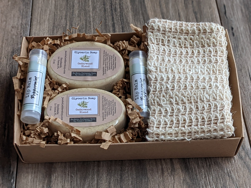 Soap Lip Balm Gift Pack MEDIUM - Paraben/Sulfate Soap and Lip Balm