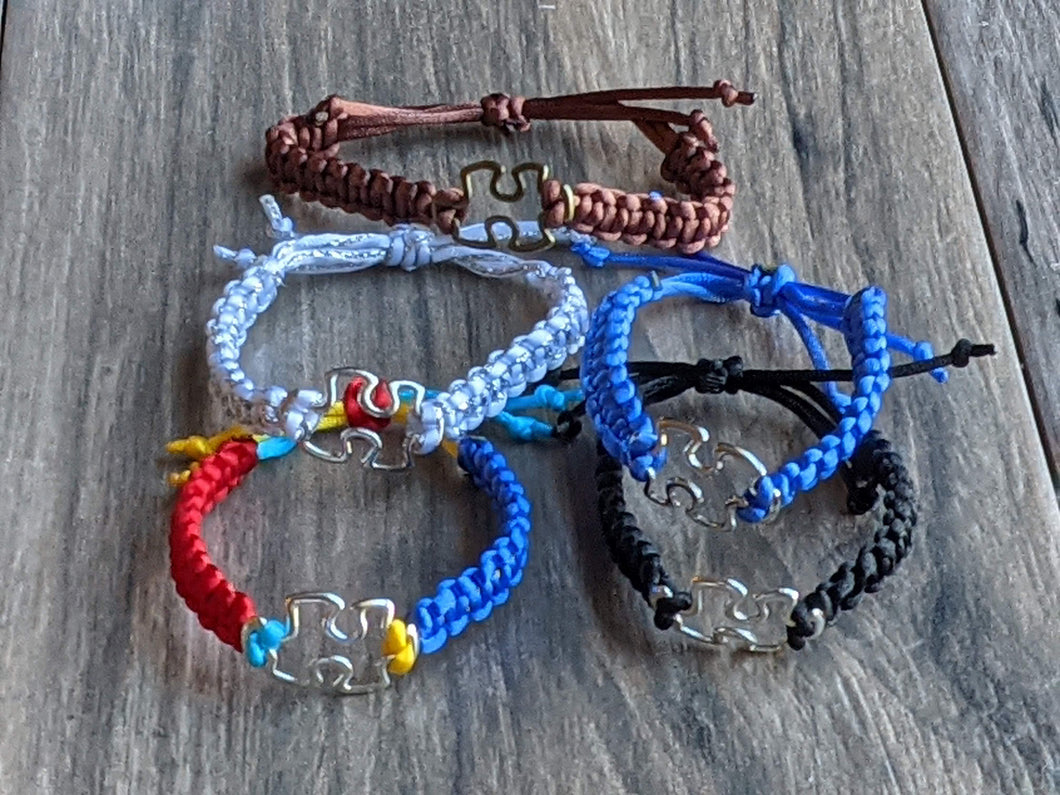 Inexpensive Autism Awareness Ribbon Bracelet Wristbands  Fundraising For A  Cause