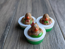 Load image into Gallery viewer, Gingerbread Ducks Rubber Duck Kids Soap CHRISTMAS