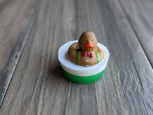 Load image into Gallery viewer, Gingerbread Ducks Rubber Duck Kids Soap CHRISTMAS