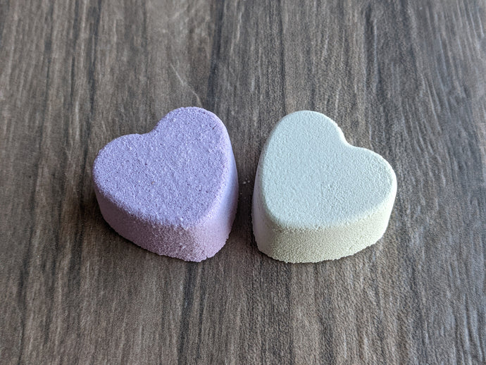 HEART Shower Steamers - 2 scents VALENTINE'S DAY