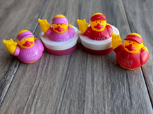 Load image into Gallery viewer, VALENTINE&#39;S Rubber Duck Soap I LOVE YOU Sign Language