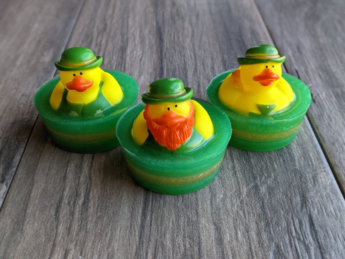 St PATRICK'S DAY Ducks Rubber Duck Kids Soap