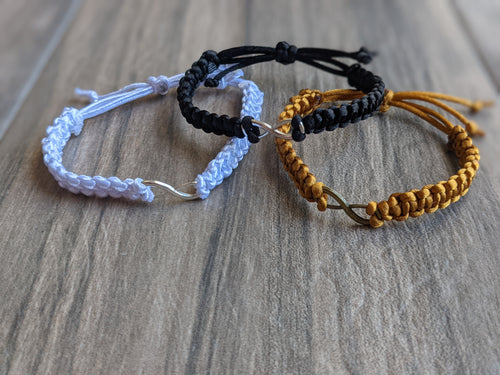 INFINITY Autism Awareness Bracelet ADJUSTABLE MOUSE TAIL